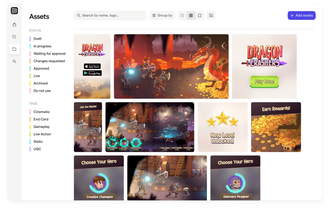 GameHud Command Deck — Panel táctico de gestión de Guild